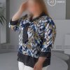 شومیز لورکس یقه کرواتی کد 1170
